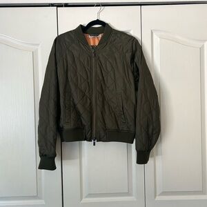 Vince Bomber Jacket Army Green